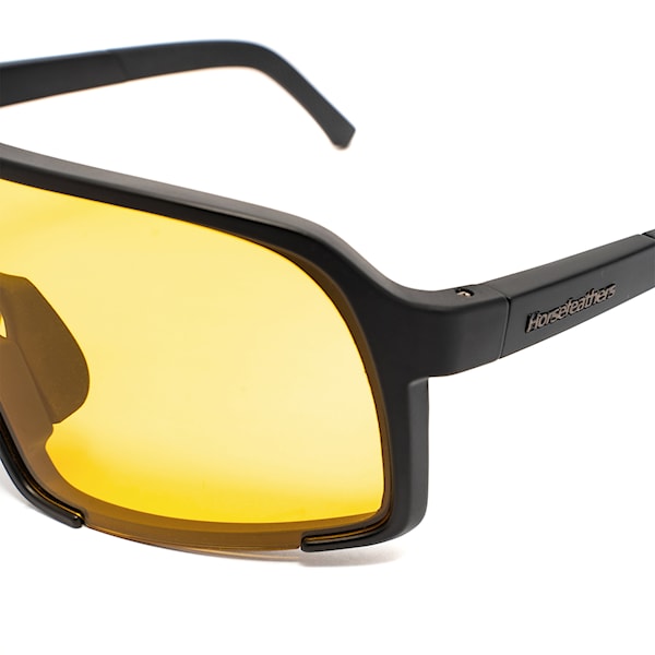 Okulary rowerowe Horsefeathers Magnum Photochromic matt black| yellow