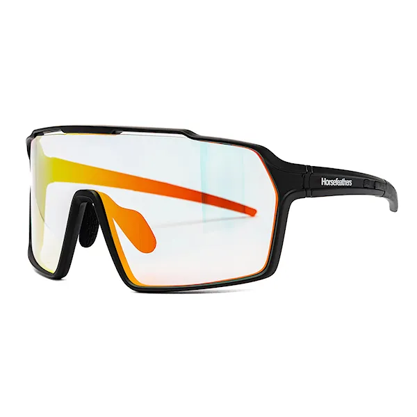 Bike brýle Horsefeathers Neutron Photochromic matt black | mirror red 2026