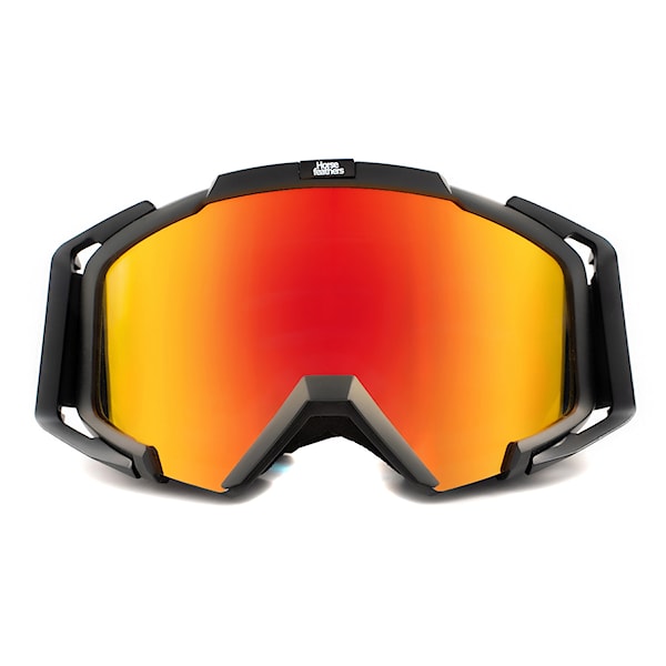 Bike okuliare Horsefeathers Patriot black | mirror red 2026