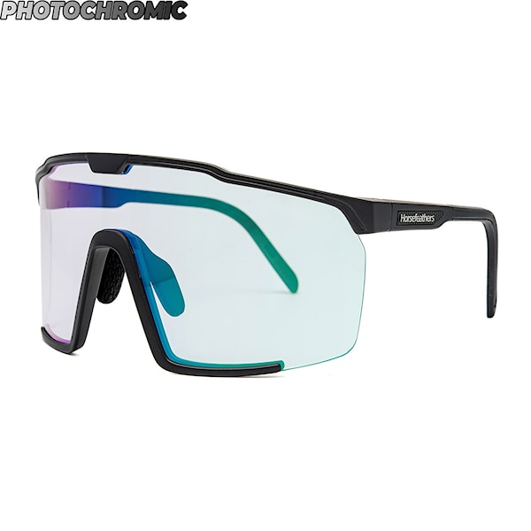 Bike okuliare Horsefeathers Proton Photochromic matt black | mirror green 2026