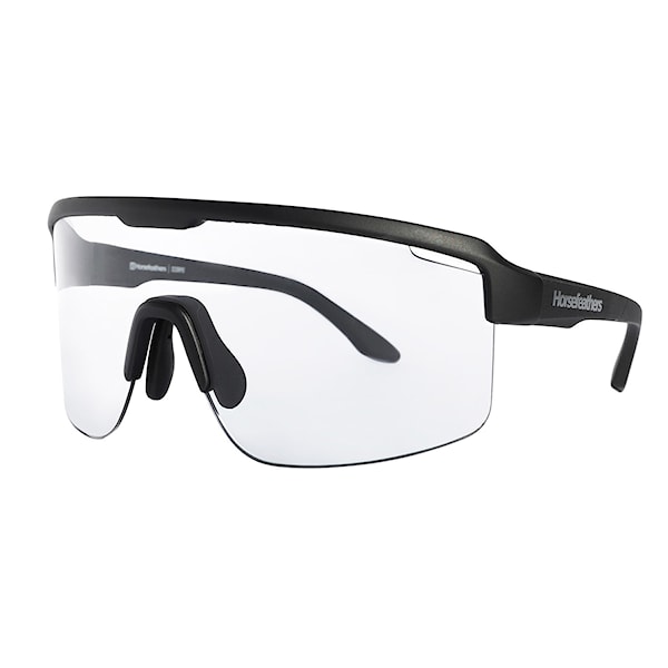 Bike okuliare Horsefeathers Scorpio matt black/clear