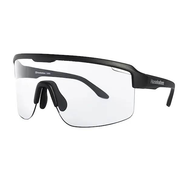 Bike okuliare Horsefeathers Scorpio matt black/clear
