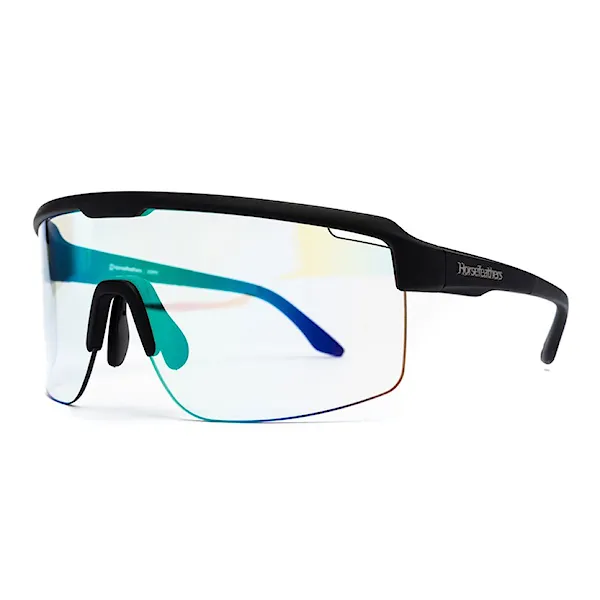 Bike brýle Horsefeathers Scorpio Photochromic matt black | mirror green