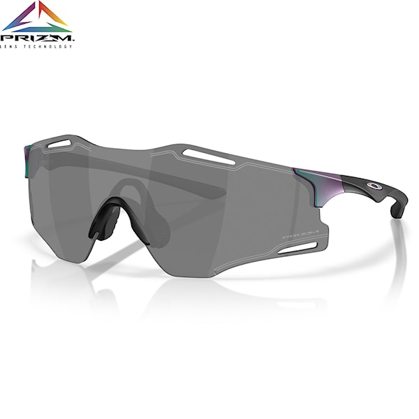 Bike okuliare Oakley Cybr Zero purple green colorshift | prizm black