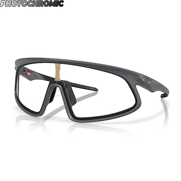 Okulary rowerowe Oakley RSLV matte carbon | photochromic