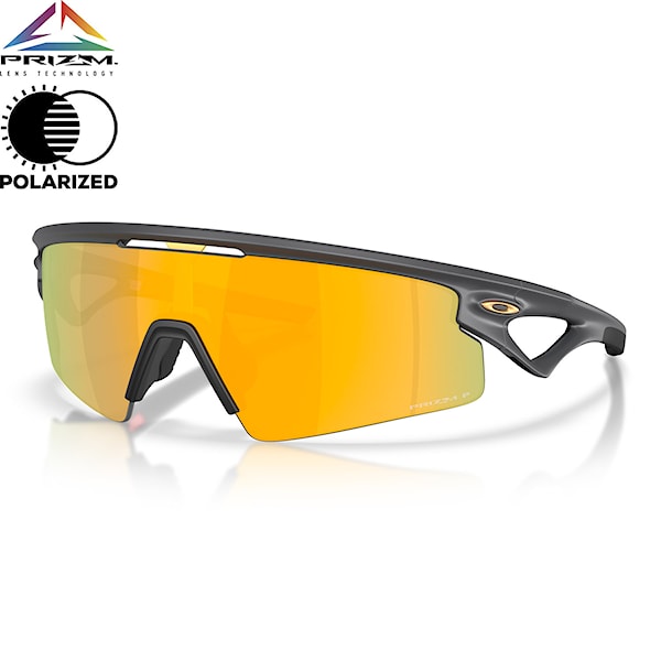 Bike Eyewear Oakley Sphaera Strike matte carbon | prizm 24k polarized