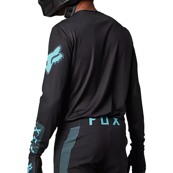 Bike Jersey Fox Defend LS emerald 2022