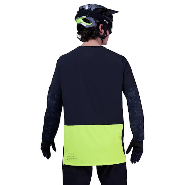 Bike koszulka Fox Defend Thermal Jersey Lunar SE black 2025