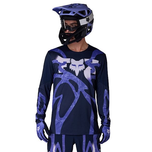 Bike dres Fox Flexair LS Jersey Diffuse SE blueberry 2026