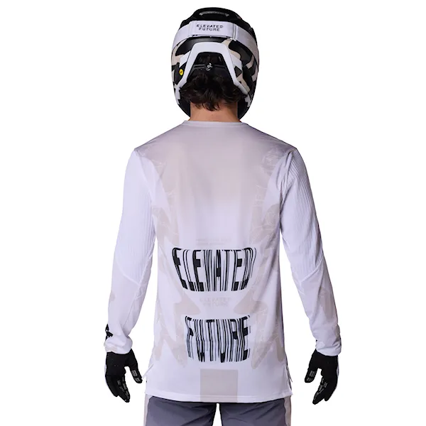 Bike dres Fox Flexair LS Jersey Diffuse SE white 2026