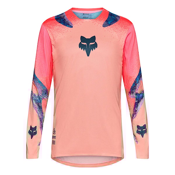 Bike dres Fox Flexair LS Jersey Vision LE peach 2026
