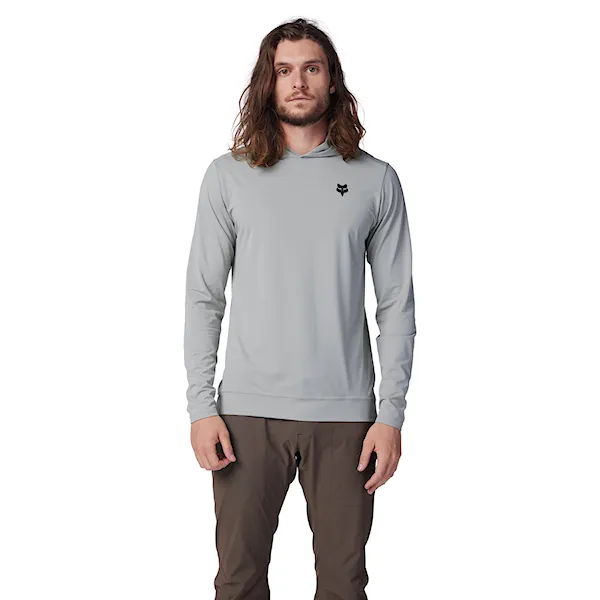 Bike Jersey Fox Ranger LS Sun Shirt grey vintage 2024