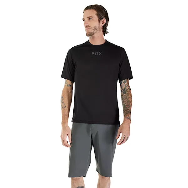 Bike dres Fox Ranger SS Jersey Wordmark black 2026