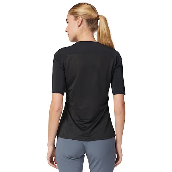 Bike Jersey Fox Wms Flexair Ascent SS Jersey black 2024