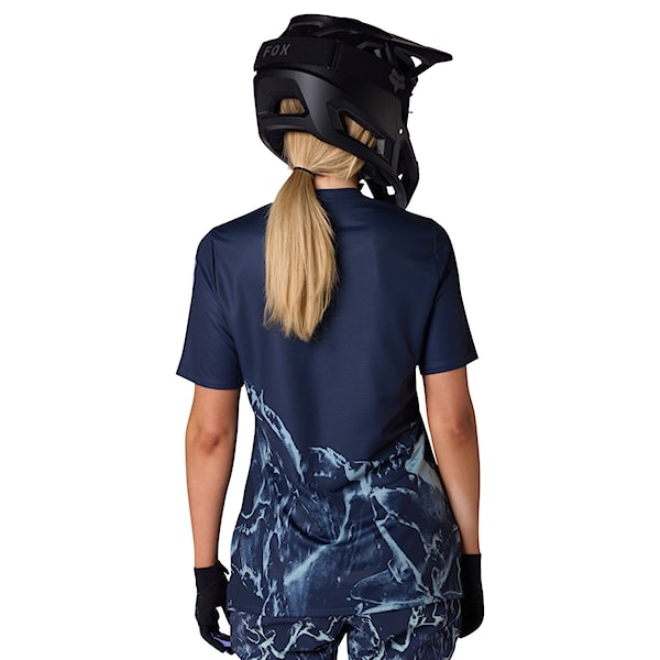 Bike dres Fox Wms Ranger SS Jersey Image Print arctic blue 2026