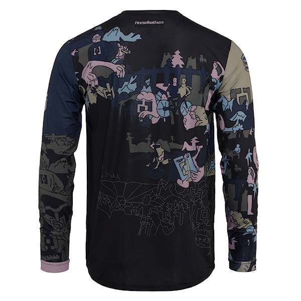 Bike dres Horsefeathers Quantum LS doodle 2026