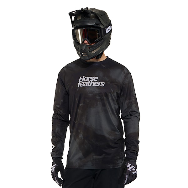 Bike Jersey Horsefeathers Quantum LS thyme camo 2025