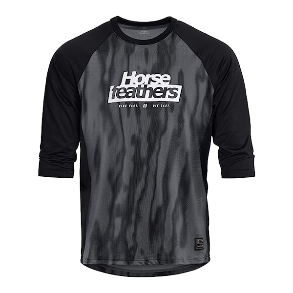 Bike Jersey Horsefeathers Spike 3/4 halftone/black 2025
