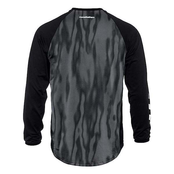 Bike koszulka Horsefeathers Spike LS halftone/black 2025