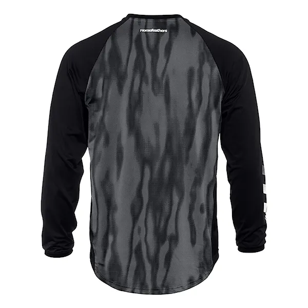 Bike dres Horsefeathers Spike LS halftone/black 2025