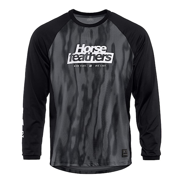 Bike Jersey Horsefeathers Spike LS halftone/black 2025