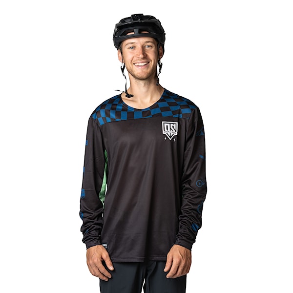 Bike dres SNOWBOARD ZEZULA Ondra Šenk LS Jersey Uni black/blue 2025