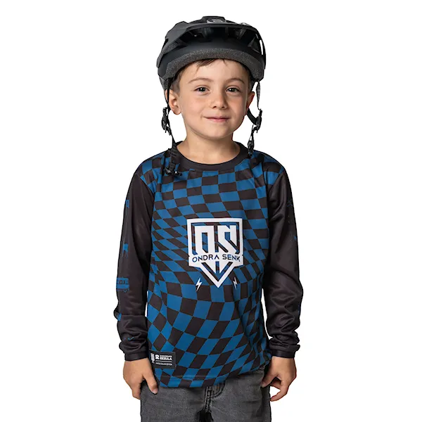 Bike dres SNOWBOARD ZEZULA Ondra Šenk LS Jersey Youth black/blue 2025