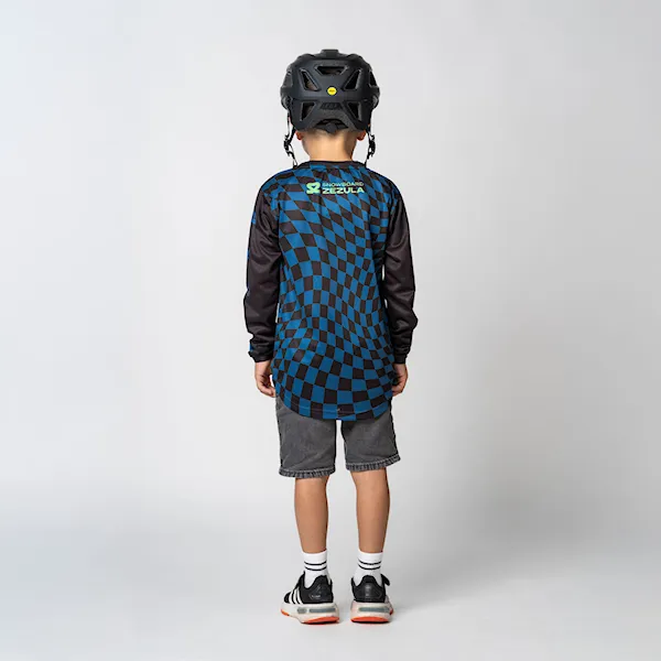 Bike dres SNOWBOARD ZEZULA Ondra Šenk LS Jersey Youth black/blue 2025
