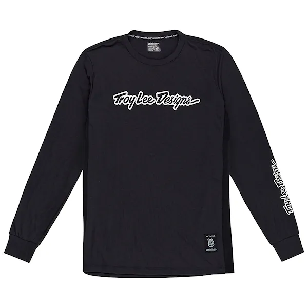 Bike Jersey Troy Lee Designs Skyline LS Ride signature black 2025