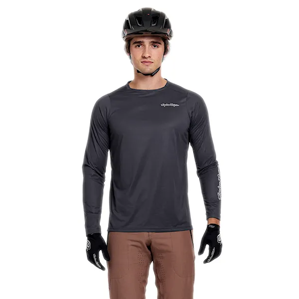 Bike Jersey Troy Lee Designs Skyline Pro LS mono carbon 2026