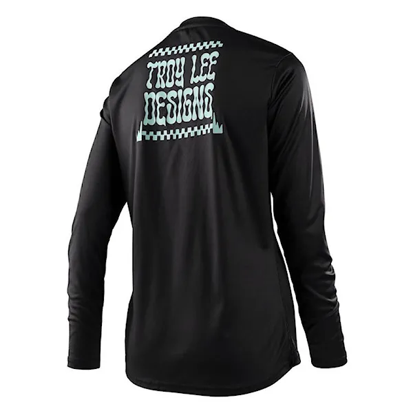 Bike Jersey Troy Lee Designs Wms Lilium LS Jersey micayla gatto black 2024