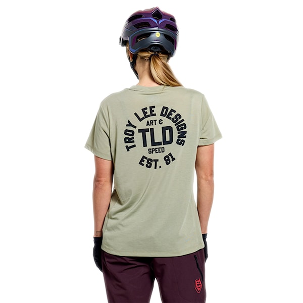 Bike Jersey Troy Lee Designs Wms Lilium SS Ride stamps sage 2026