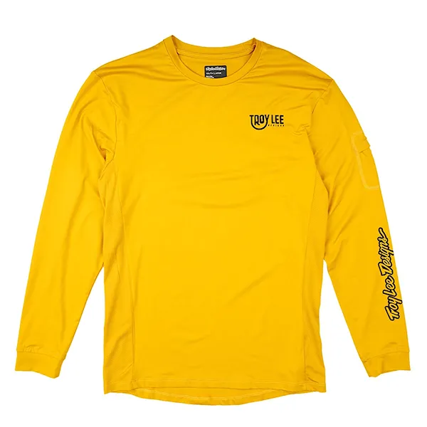 Bike Jersey Troy Lee Designs Youth Ruckus LS Ride eyez safron 2025