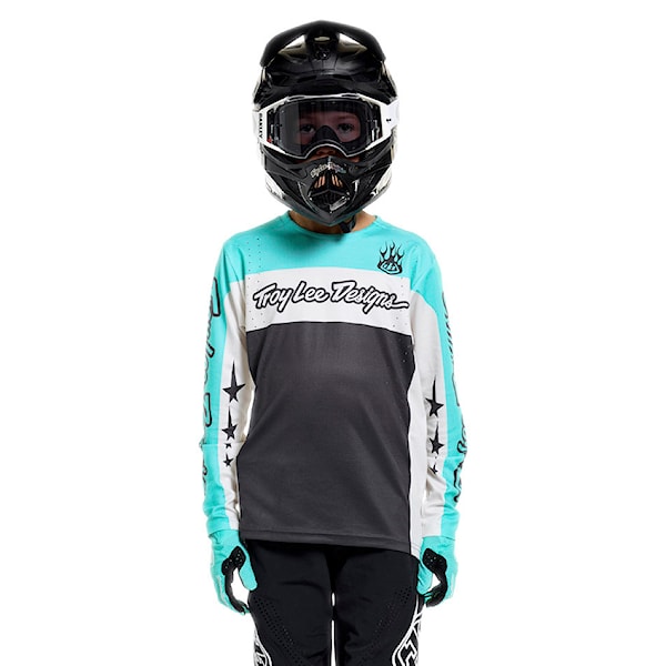 Bike Jersey Troy Lee Designs Youth Sprint Pro yo moto carbon 2026
