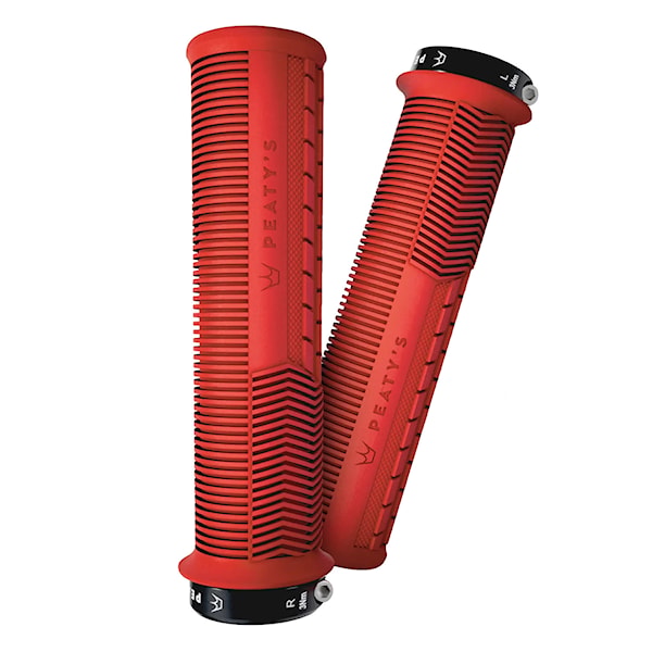Bike gripy Peaty's Monarch Mushroom Thin red