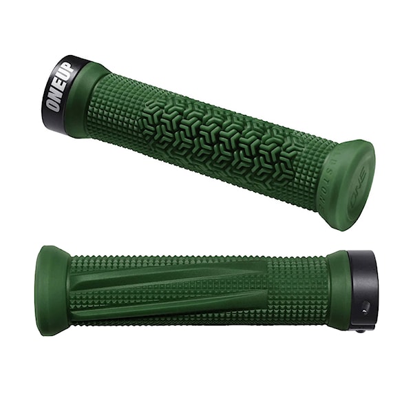 Bike gripy OneUp Goldstone Lock-on Grips dark green