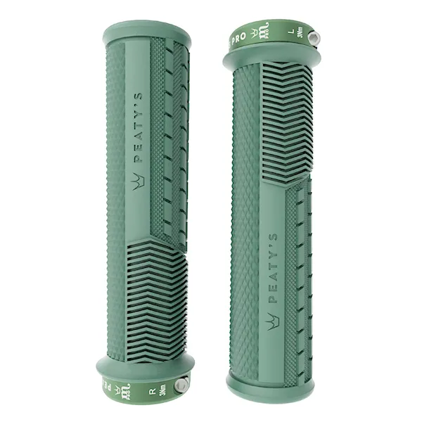Bike gripy Peaty's Monarch Pro Knurl Thick mint