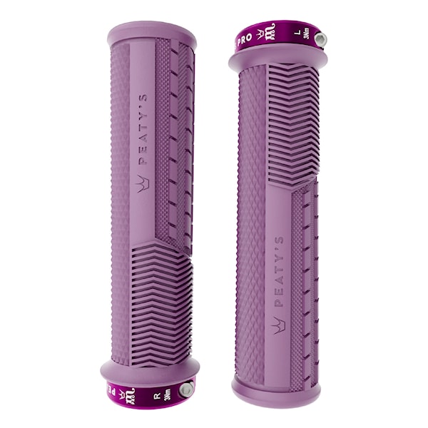 Bike chwyty Peaty's Monarch Pro Knurl Thick plum