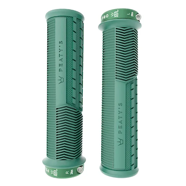 Bike gripy Peaty's Monarch Pro Knurl Thin mint