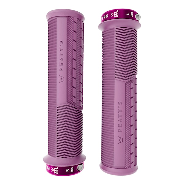 Bike chwyty Peaty's Monarch Pro Knurl Thin plum