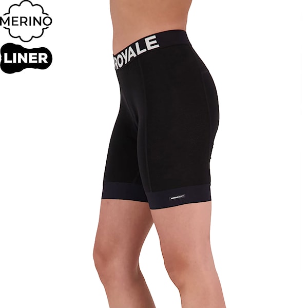 Cyklistická vložka Mons Royale Wms Epic Merino Shift Bike Short Liner black 2024