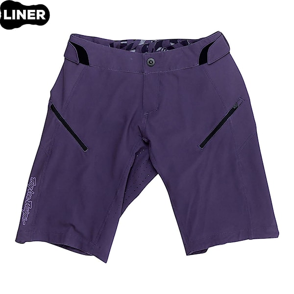 Bike szorty Troy Lee Designs Wms Lilium W/Liner Short solid deep purple 2025