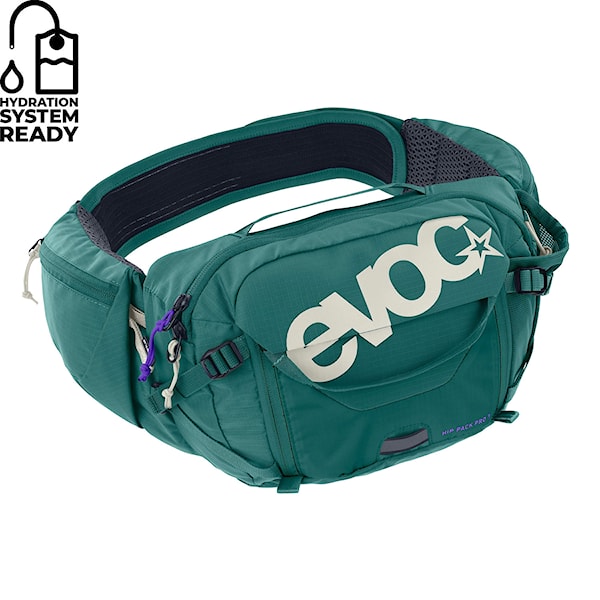 Bike ľadvinka EVOC Hip Pack Pro 3 bottle green