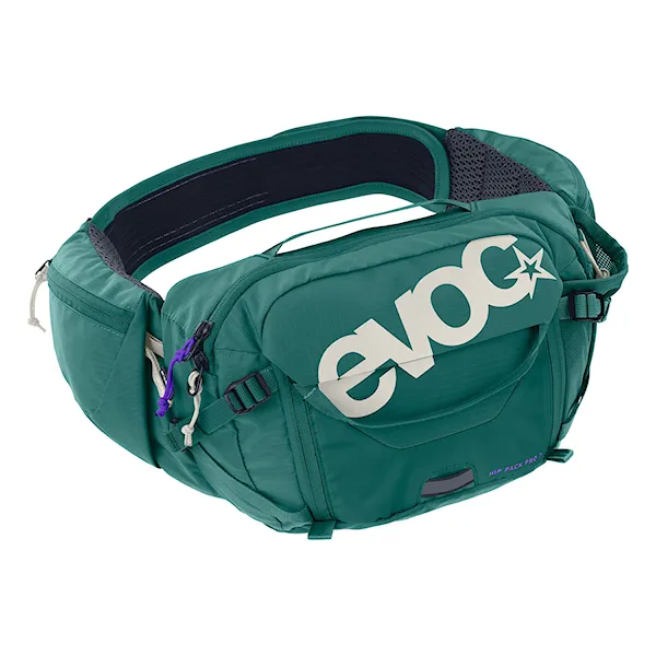 Bike ľadvinka EVOC Hip Pack Pro 3 + Hydration Bladder 1,5 bottle green