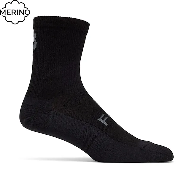 Bike Socks Fox 6" Flexair Merino Sock black 2026