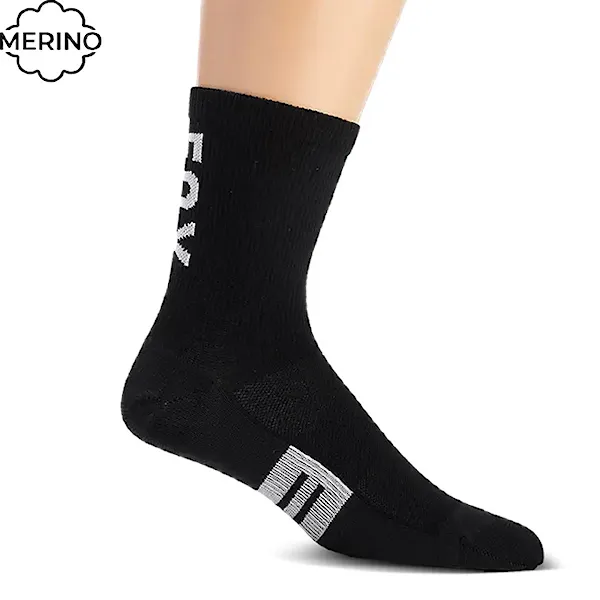 Bike skarpetki Fox 6" Flexair Merino Sock black 2025