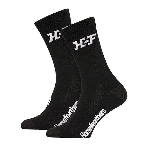 Bike ponožky Horsefeathers Jam Long black 2026
