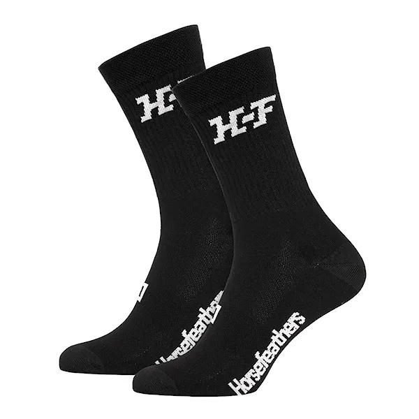 Bike ponožky Horsefeathers W Jam Long black 2026