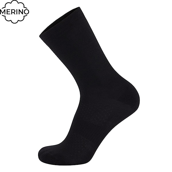 Bike Socks Mons Royale Atlas Crew Sock black small logo 2024