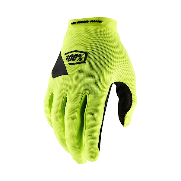 Bike rukavice 100% Ridecamp fluo yellow 2020